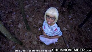 Playing With My Black Daughter In Law Titties In The Forest