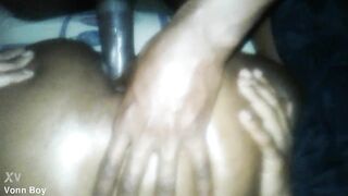 My lil youngin.. first time cumming like that. Turned 18 this year