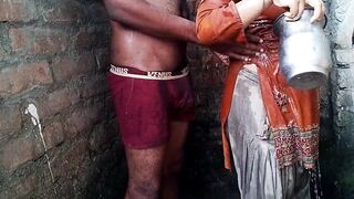 Desi Indian Fucking in Bathroom