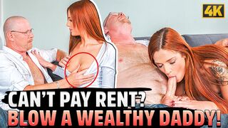 DADDY4K. Billy tells his GF to take money from his rich but