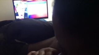 She wanted to practice sucking my bbc