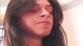 latina shemale dominate a guy and after fuck him very good