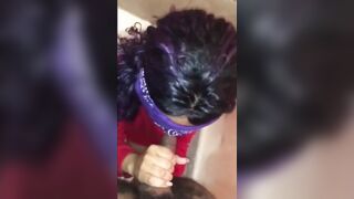 Facial on black girl