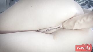 She was dripping with juice from double penetration in anal and pussy - org