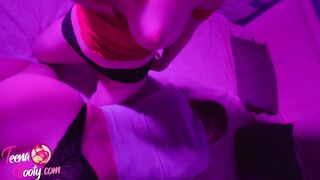 Bubble Booty Girl Sensual Doggystyle and Spanking - Orgasm Closeup