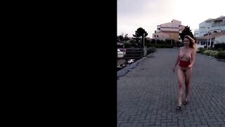 Second day in Cap d'Agde. Flashing and Sex