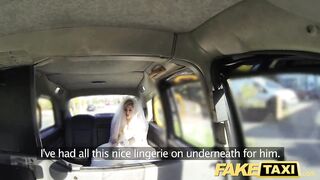 Fake Taxi bride to be runs away from her wedding