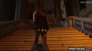 Sexy tourist Alysa gets fucked hardcore in both holes by BBC