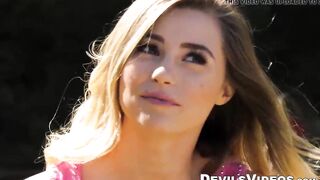 Carolina Sweets lets an older man penetrate her young pussy