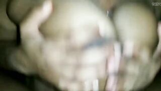 Slow motuon titty fyck cum shot