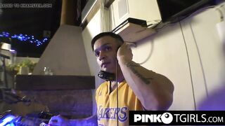 Waleska Sargentely cums in the mouth of the deejay