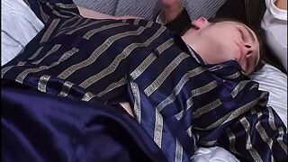Russian aunt seduce nephew while resting