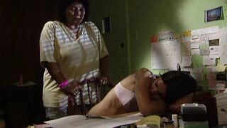 A scene with a young slut likes sex with Brunette Whipping