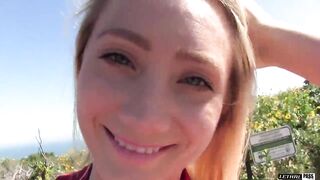 Blond super slut AJ APPLEGATE gets soaking wet when you worship her APPLE BOTTOM