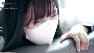 Japanese Student with Big Ass Seduce to Bang behind !