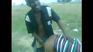 Msanzi Outdoor Public Fuck