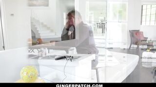 GingerPatch - Skinny Redhead Gets Fucked While Playing