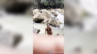 get almost caught fucking in the river