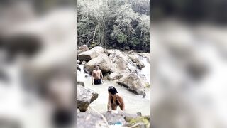 get almost caught fucking in the river