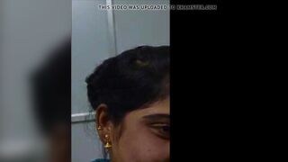 Indian MILF fingered by colleague in office in restroom