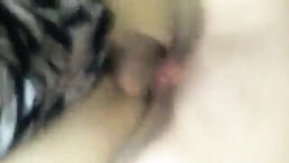 My girlfriend sucks it off before she shoves it up her ass