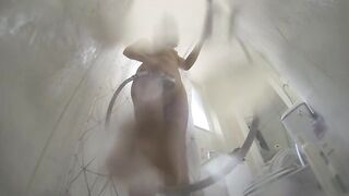 Keisimar gets CAUGHT in the shower. She sure likes dancing and moving her ass!