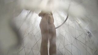 Keisimar gets CAUGHT in the shower. She sure likes dancing and moving her ass!