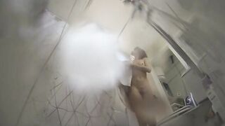 Keisimar gets CAUGHT in the shower. She sure likes dancing and moving her ass!