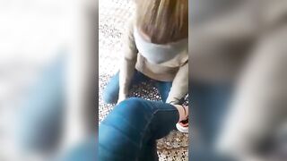Iranian Lesbian foot slave