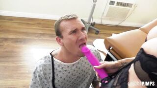 Big Tits MILF Doctor McKenzie Lee Pegging Isaac X With a Strap-On To Cure Him
