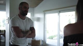 Foreigner rented a room in married couples home and it got wife Gianna Dior all wet for him