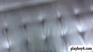 Two hot ass babes fucked by horny dudes in many poses