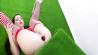 Golf ball in ass