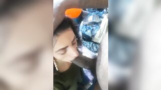 Next door neighbor begs to suck my dick