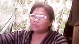 Asian granny Elizabeth 57 yr flashing 2