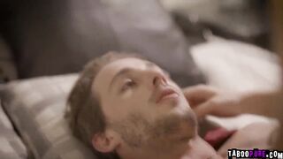 Stepbro let her stepsis Carolina Sweets rides him on top!
