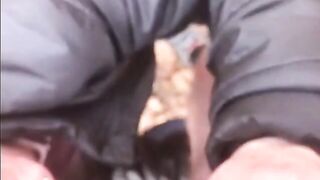 Shameless granny blowjob and cum on face