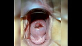 See how she opens her whole vagina