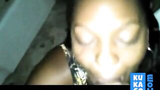 Married Slut sucking dick in the bathroom