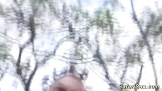 skinny african bdsm safari girl