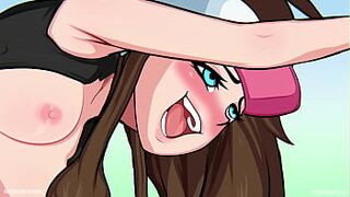 Hilda loses a Pokemon battle by Washa