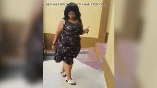 African bbw walking