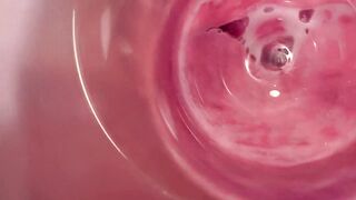 Camera deep inside Mia's teen pussy