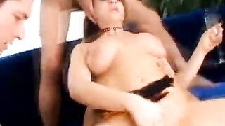 Sex Addict Whore Gets Hardcore Gangbang Fuck