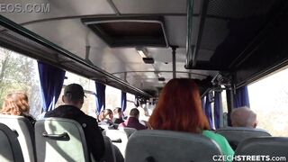 CzechStreets - Luxurious MILF fucked in a public bus