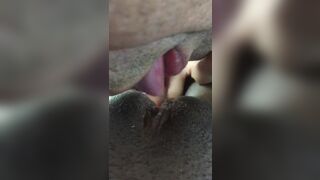 Eating ebony 18yo pussy