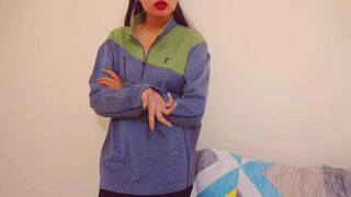Indian Girlfriend cheats on her boyfriend after seducing his Boyfriend's friend and fucks Christmas in Hindi voiceHD sex