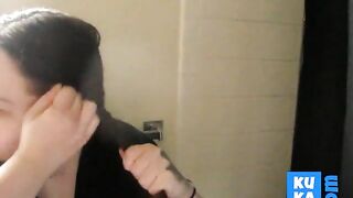 Dionysus & The Ex - Pigtails Bathroom Blowjob