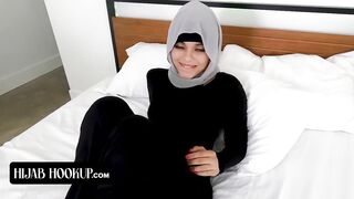 Hijab Hookup - Fit Muslim Babe With Hijab Shows Her Horny Instructor What She Hides Under Her Dress
