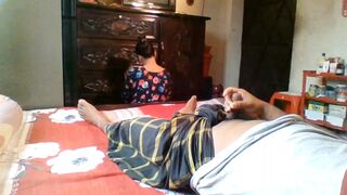 FLASHING DICK TO MY MAID 3